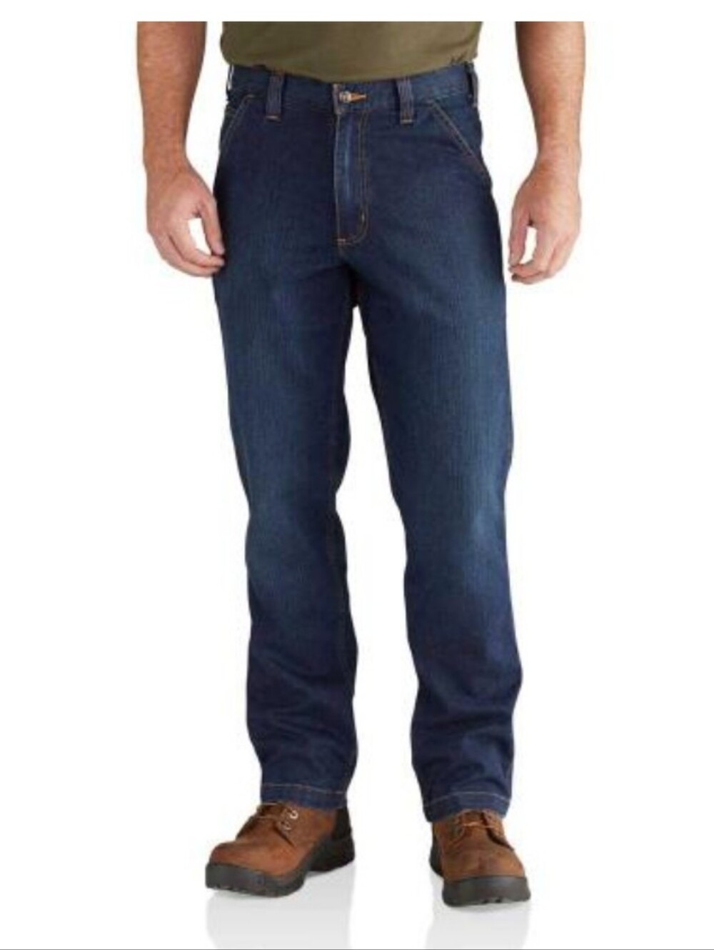 Carhartt Men's Relaxed Straight Rugged Flex Superior Wash Utility Size 33x35